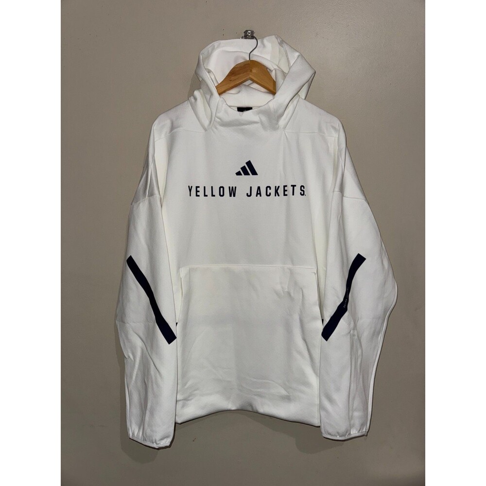 adidas Georgia Tech Yellow Jackets Football Team Issue PE ZNE Hoodie Men 2XL NEW
